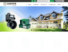 Tablet Screenshot of leaven.com